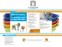 Tablet Screenshot of esprit-de-cuisine.fr
